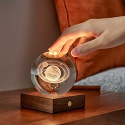 Amber Crystal Light Saturno - Imagen 1