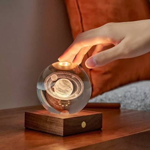 Amber Crystal Light Saturno - Imagen 1