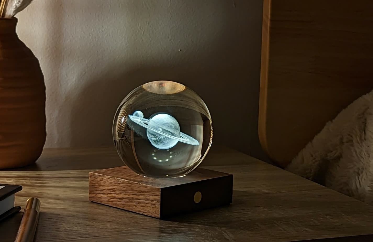 Amber Crystal Light Saturno - Imagen 2