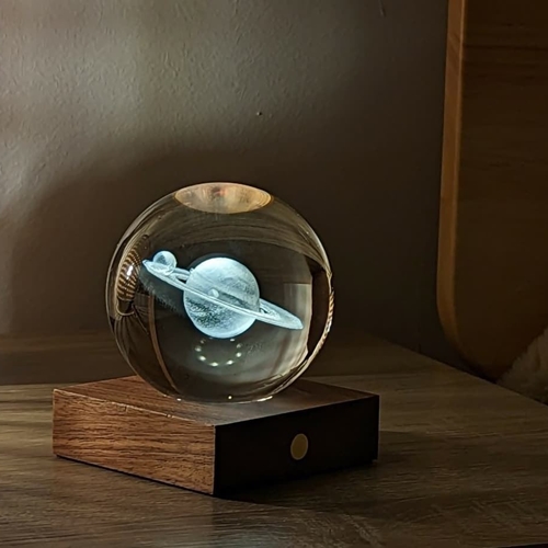 Amber Crystal Light Saturno - Imagen 2