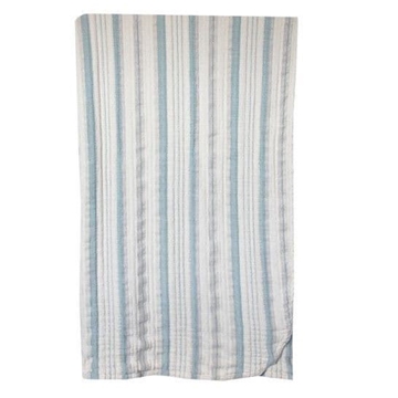 Colcha Formentera azul puro - Imagen 2