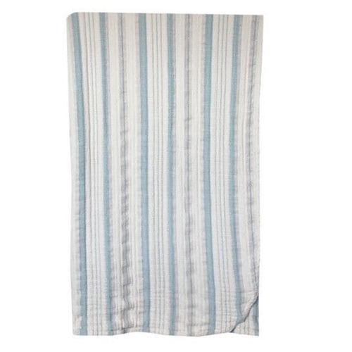 Colcha Formentera azul puro - Imagen 2