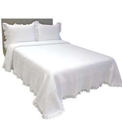 Colcha Lyon + volante blanco - Imagen 1