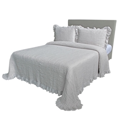 Colcha Palermo + volante tul - Imagen 1