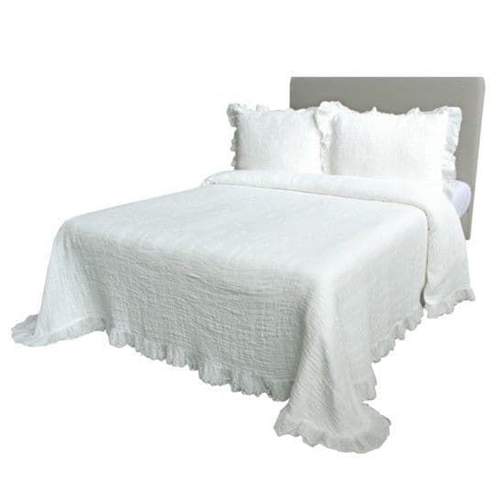 Colcha Palermo + volante tul - Imagen 1