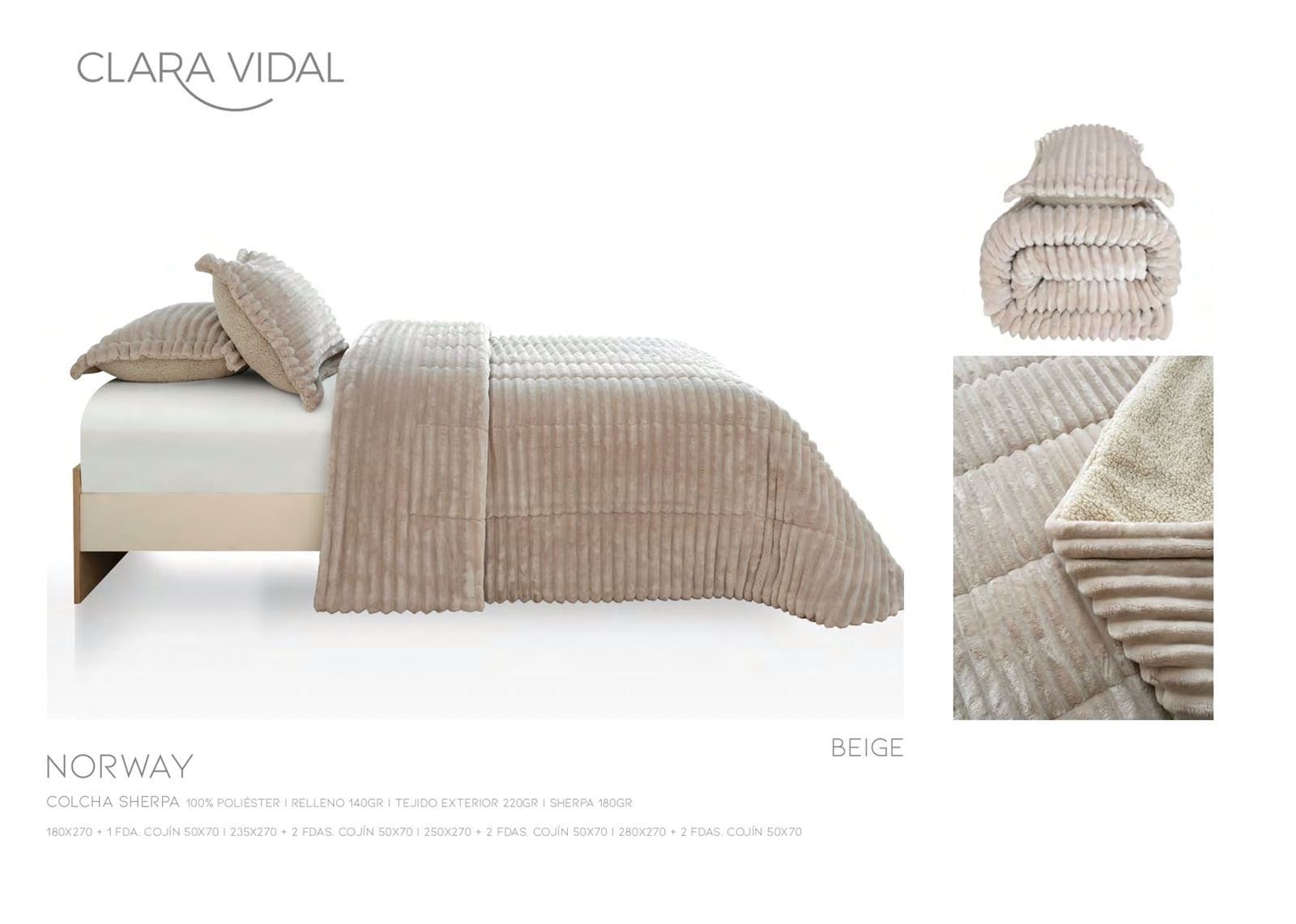 COLCHA SHERPA NORWAY - Imagen 1