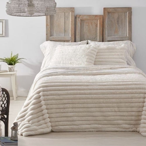 Edredón Sherpa Burrito Blanco - Imagen 1