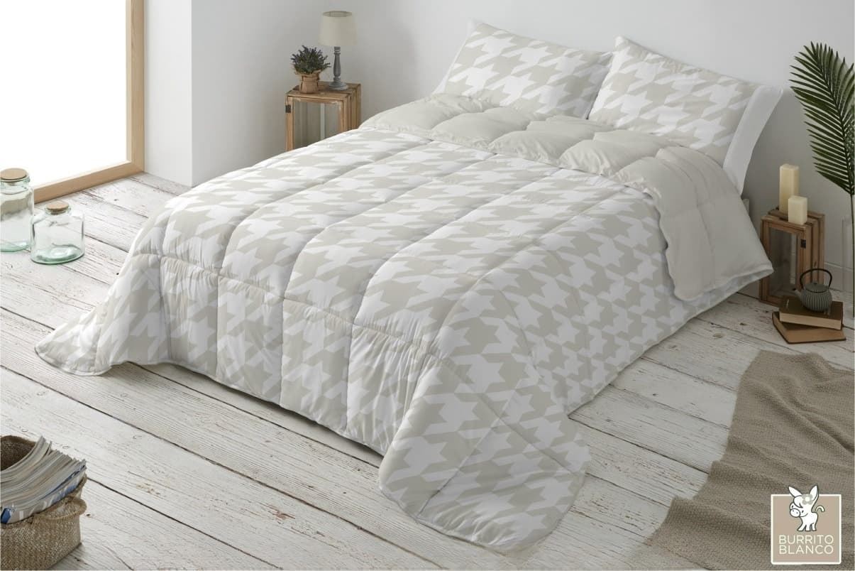 Funda Nórdica Burrito Blanco - Imagen 1
