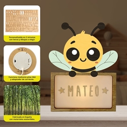 Lámpara Abeja Personalizable - Imagen 2