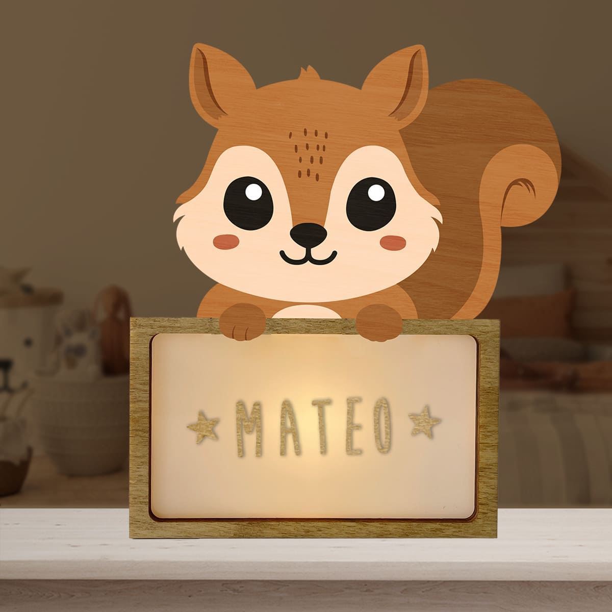 Lámpara Ardilla Personalizable - Imagen 3