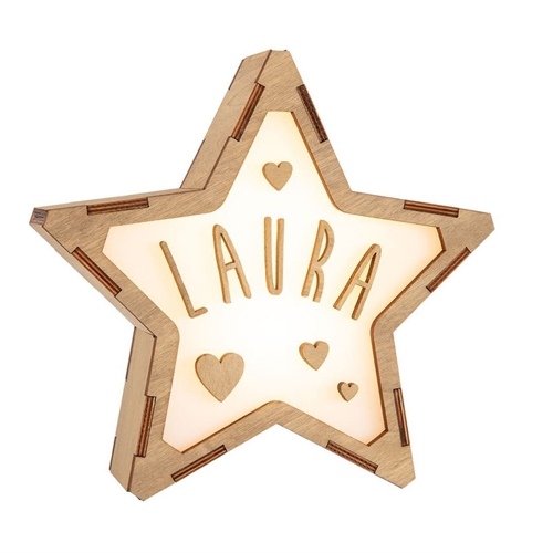 Lámpara Estrella Personalizable - Imagen 1