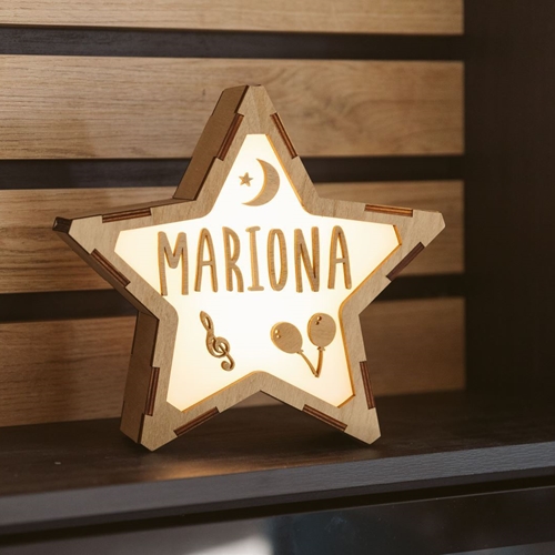 Lámpara Estrella Personalizable - Imagen 2