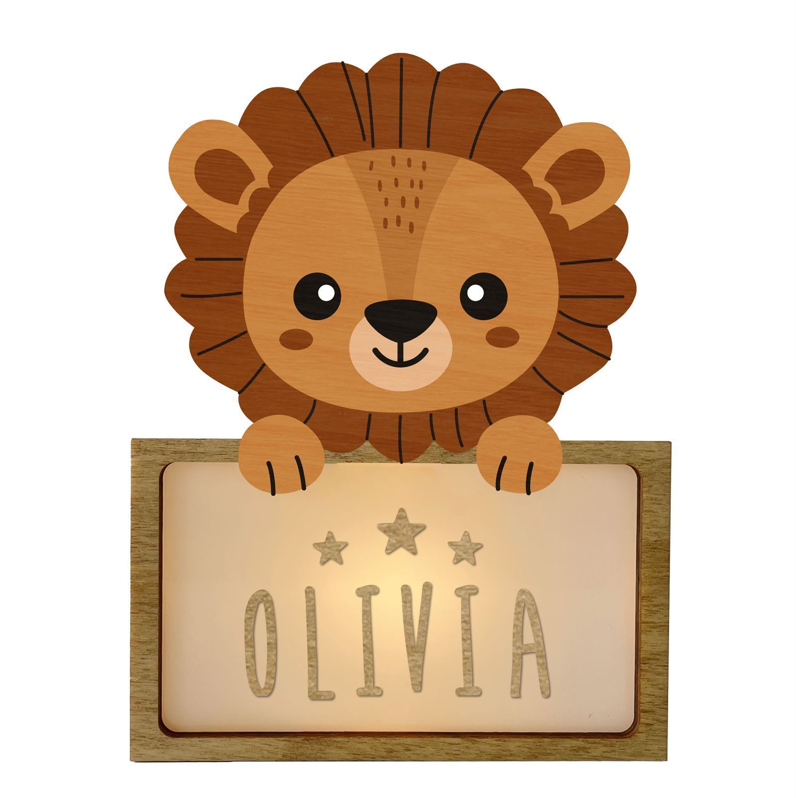 Lámpara León Personalizable - Imagen 1