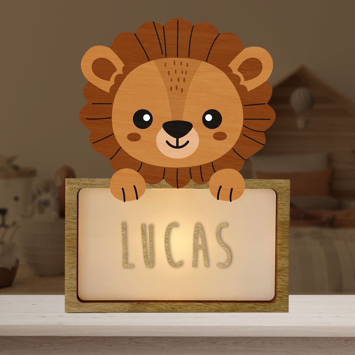 Lámpara León Personalizable - Imagen 3