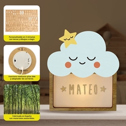 Lámpara Nube Personalizable - Imagen 2