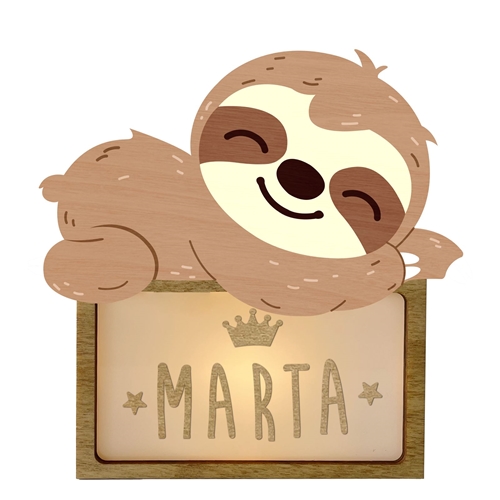 Lámpara Oso Perezoso Personalizable - Imagen 1