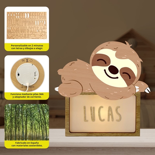 Lámpara Oso Perezoso Personalizable - Imagen 2