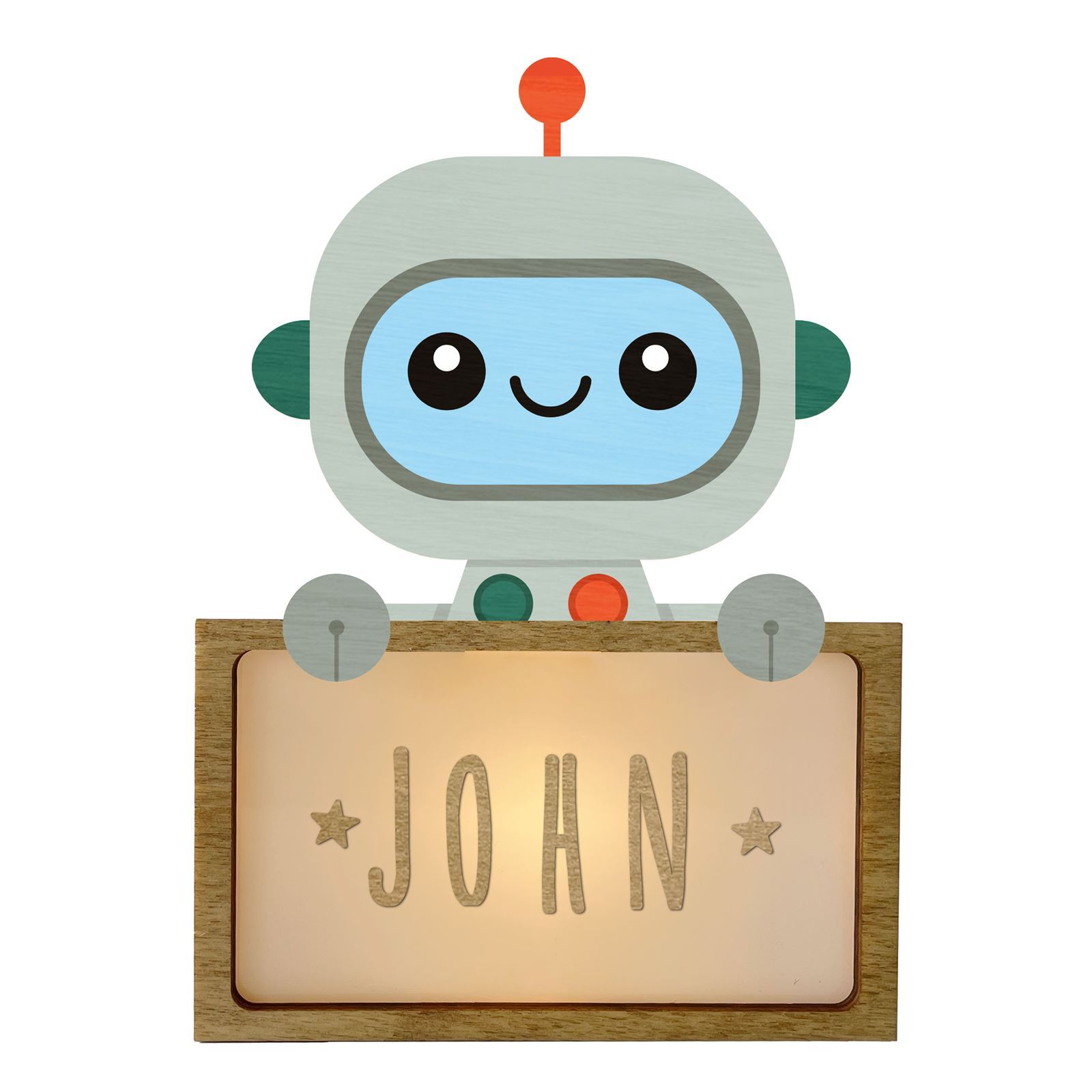 Lámpara Robot Personalizable - Imagen 1