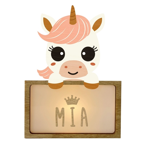 Lámpara Unicornio Derpierto Personalizable - Imagen 1