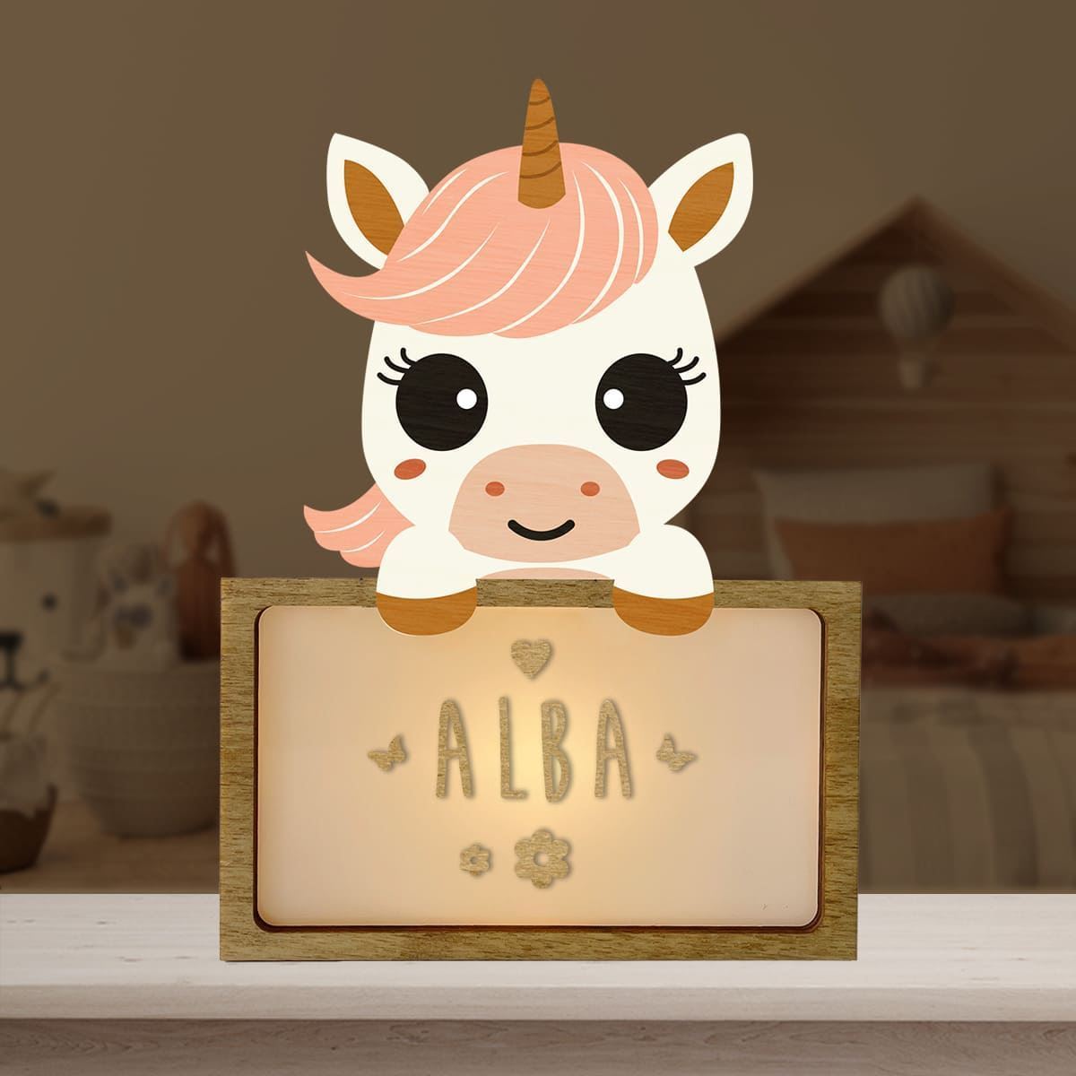 Lámpara Unicornio Derpierto Personalizable - Imagen 3