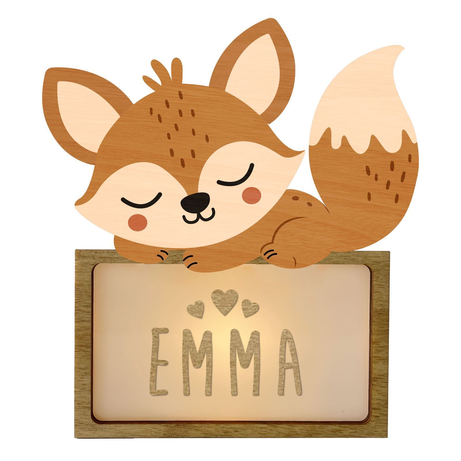 Lámpara Zorro Personalizable - Imagen 1