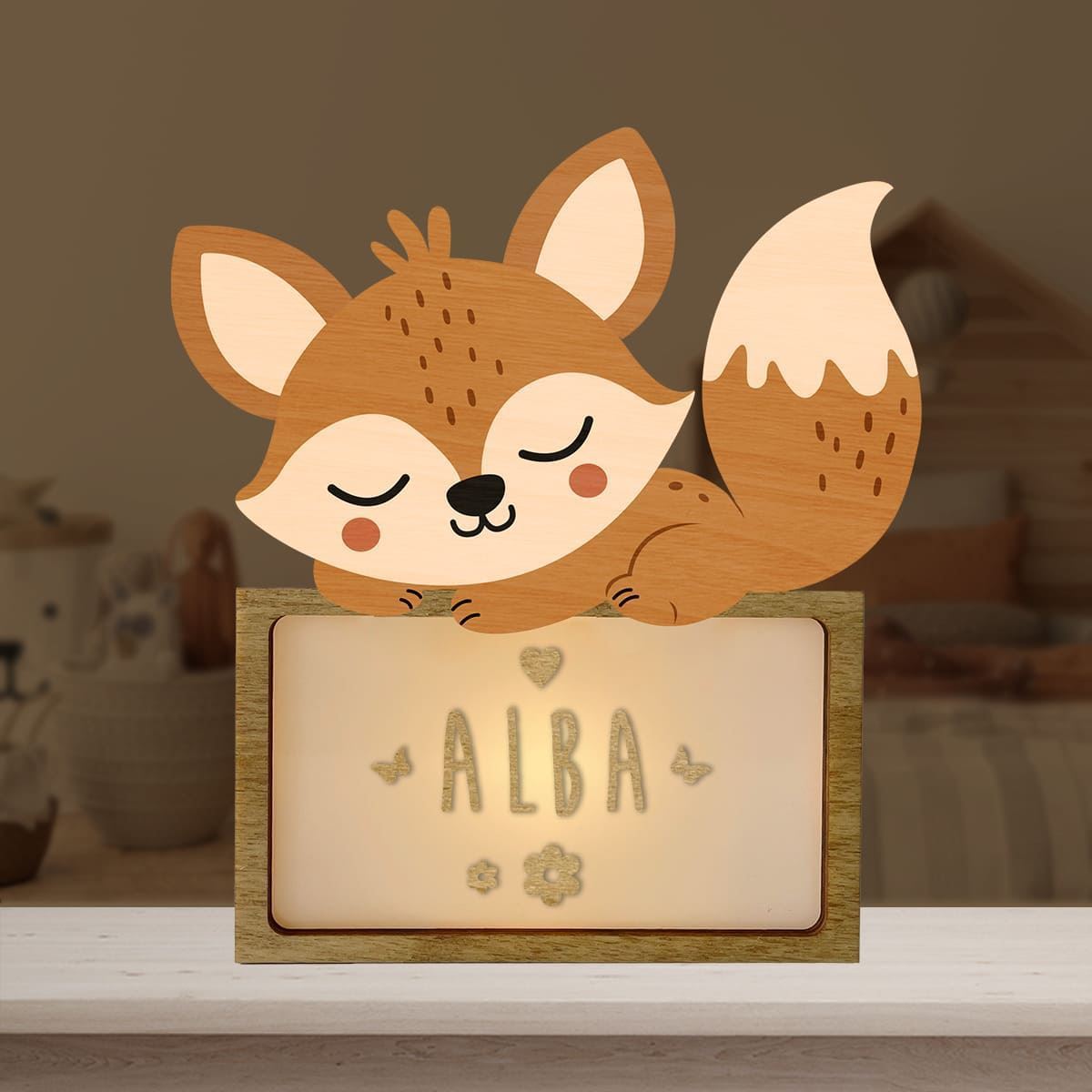 Lámpara Zorro Personalizable - Imagen 3