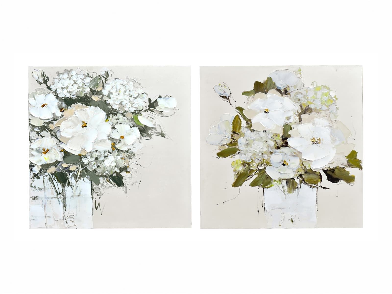 Lienzo flores set 2 - Imagen 1
