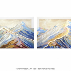 Lienzo montañas set 2 - Imagen 1