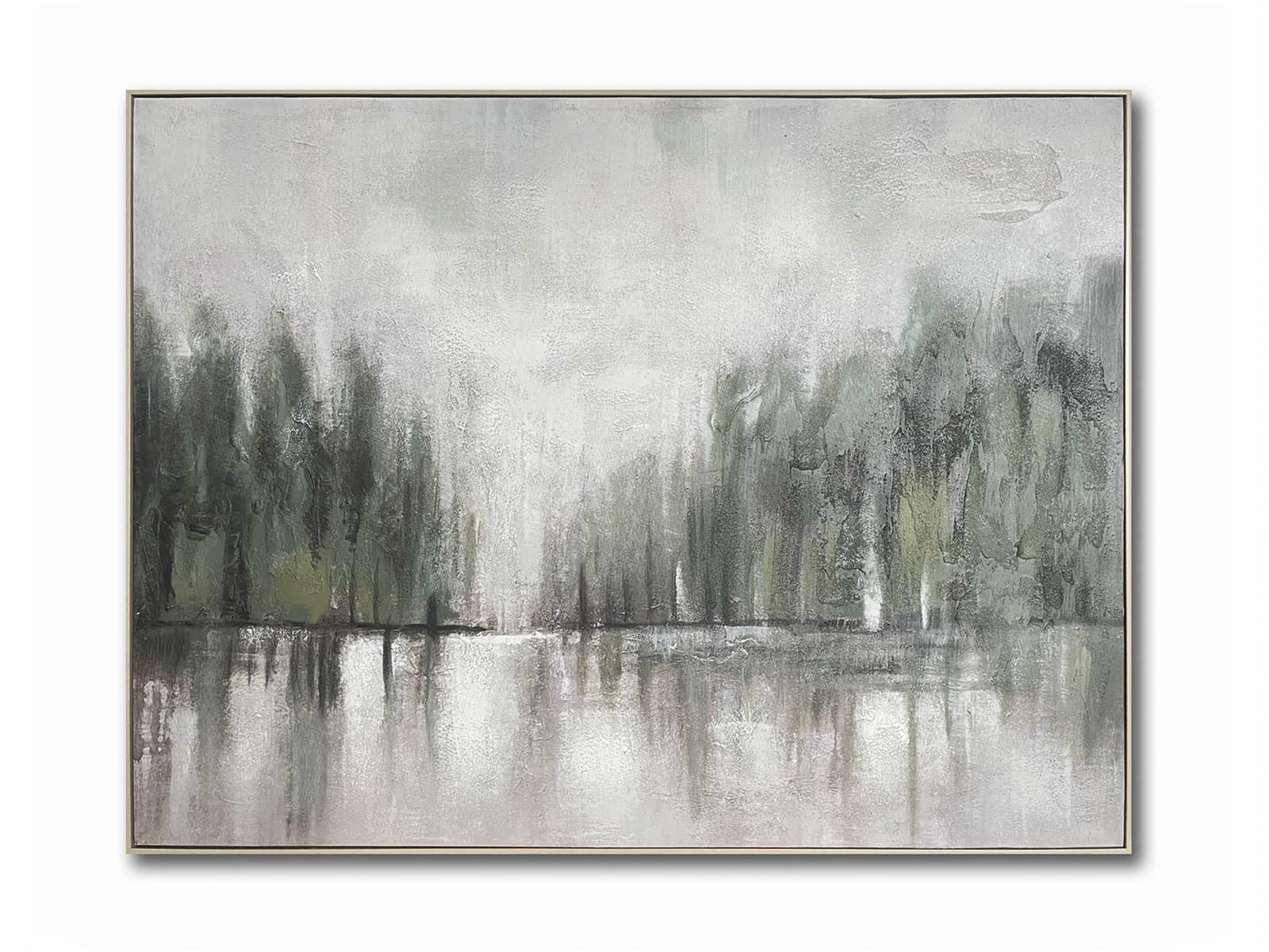 LIENZO ORILLA RÍO - Imagen 1
