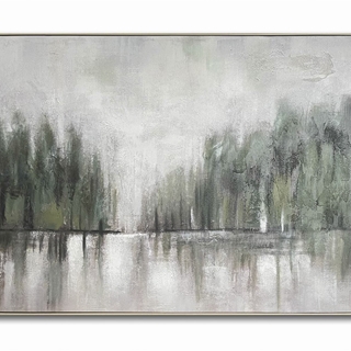 LIENZO ORILLA RÍO - Imagen 1