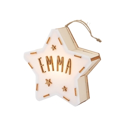 Mini Lámpara Estrella Personalizable - Imagen 1