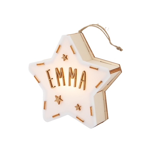 Mini Lámpara Estrella Personalizable - Imagen 1