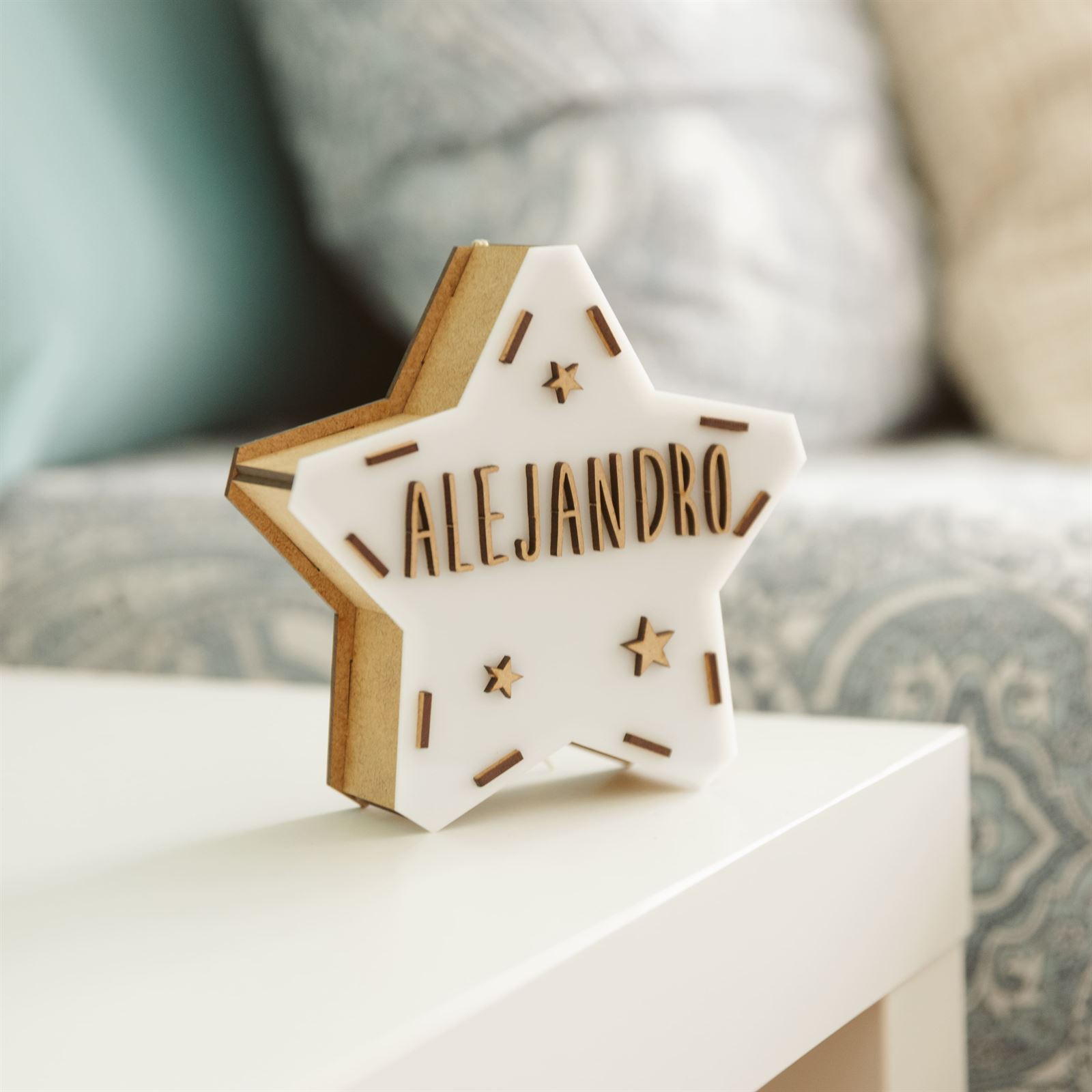 Mini Lámpara Estrella Personalizable - Imagen 2