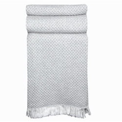 Plaid marina gris - Imagen 1