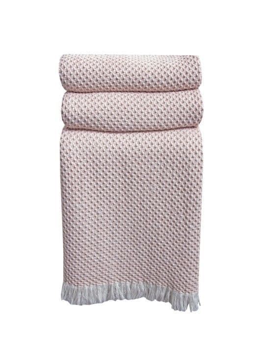 Plaid marina rosa - Imagen 1