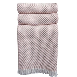 Plaid marina rosa - Imagen 1