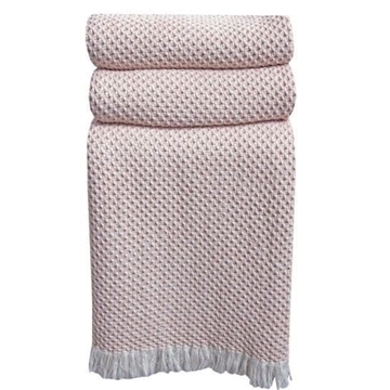 Plaid marina rosa - Imagen 1