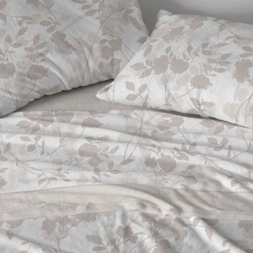 Sábanas de Coralina Burrito Blanco – Diseño Floral (Cama 120 cm) - Imagen 1