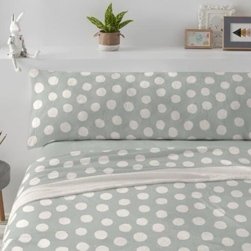 Sábanas de Coralina Burrito Blanco – Diseño Lunares - Imagen 1