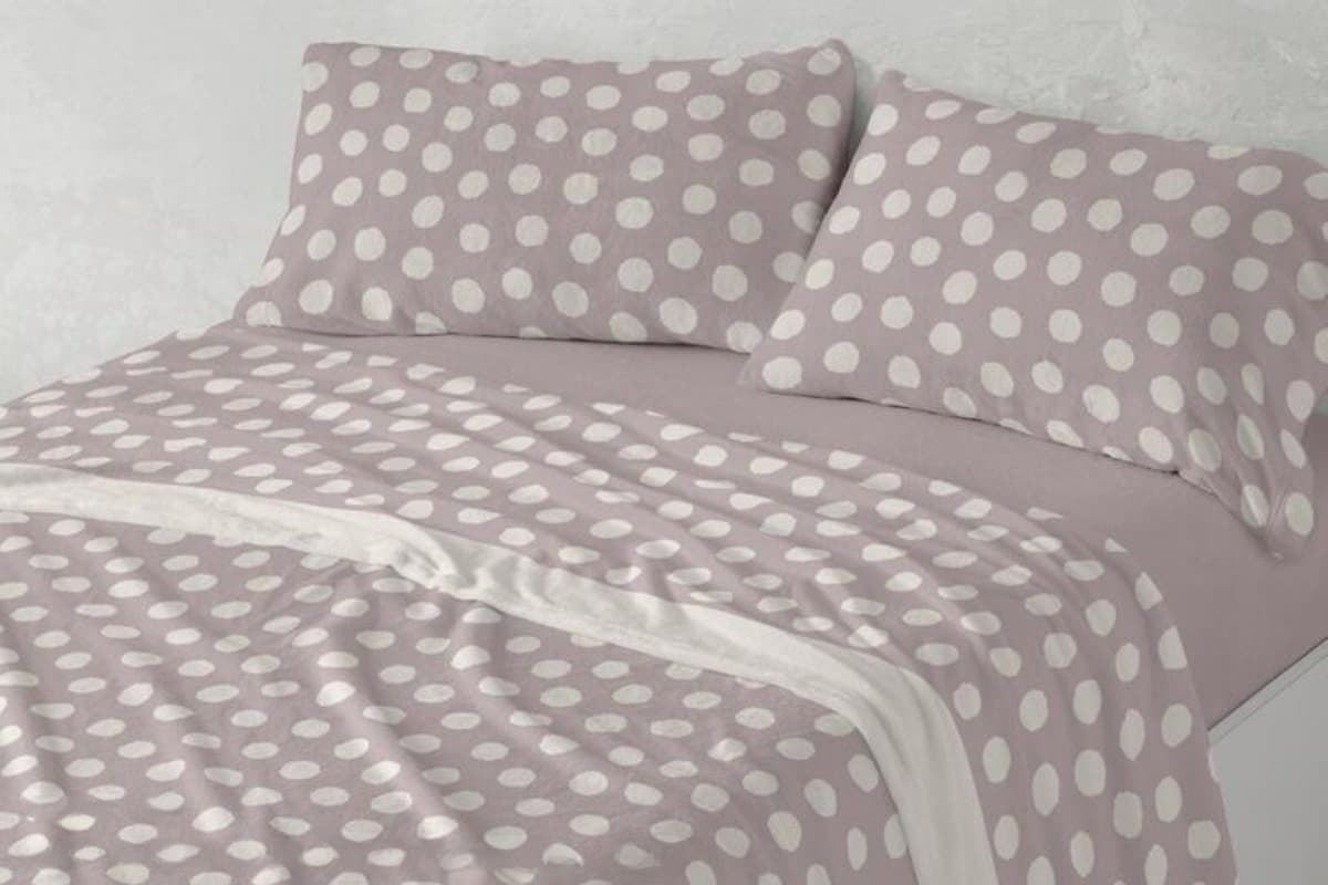 Sábanas de Coralina Burrito Blanco – Diseño Lunares - Imagen 2