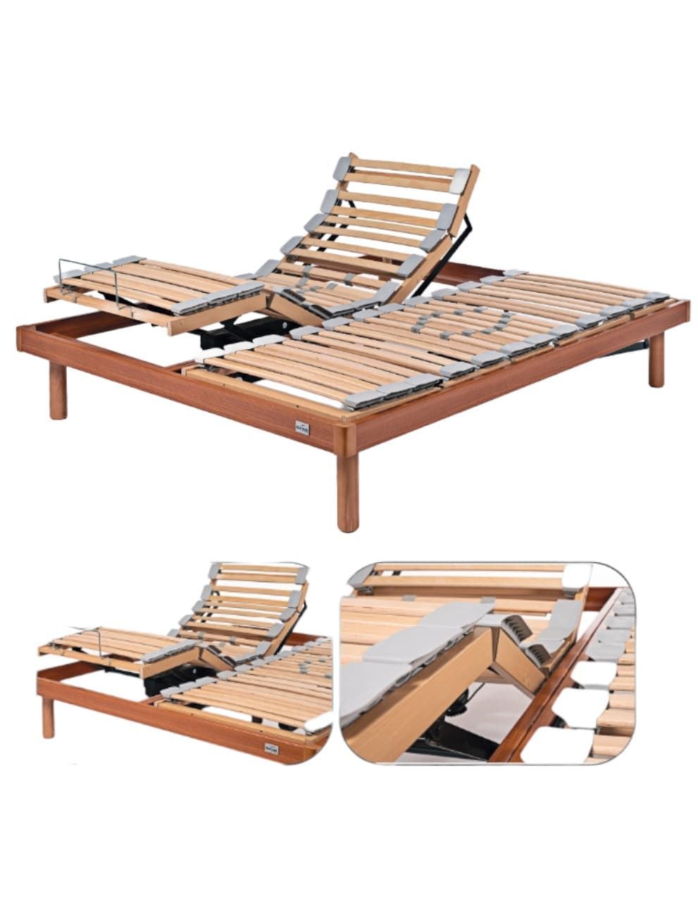 Somier articulado madera duo - Imagen 1